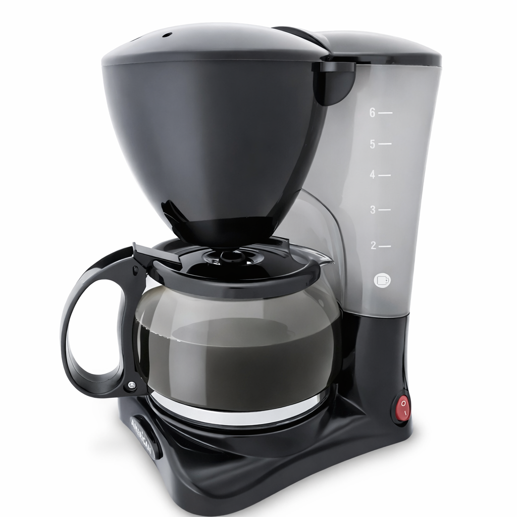 Cafetera American para 6 Tazas, Color Negro - Mod. 6006