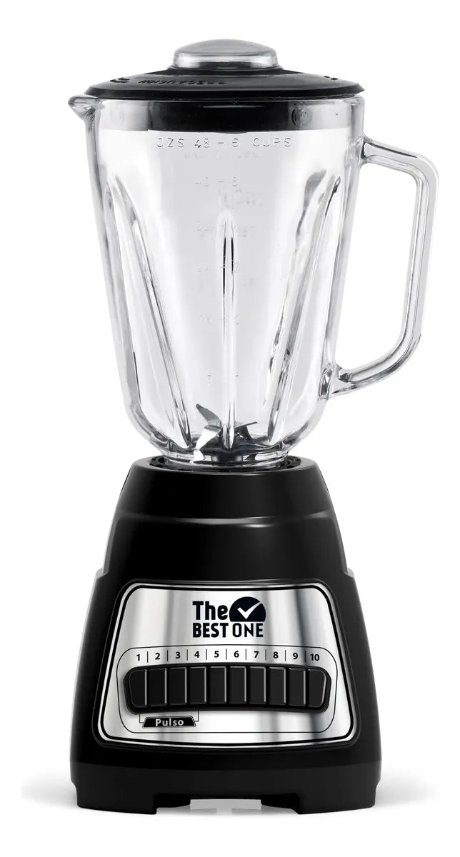 Licuadora The Best One 10 Velocidades, Vaso de Vidrio - Mod. 9023