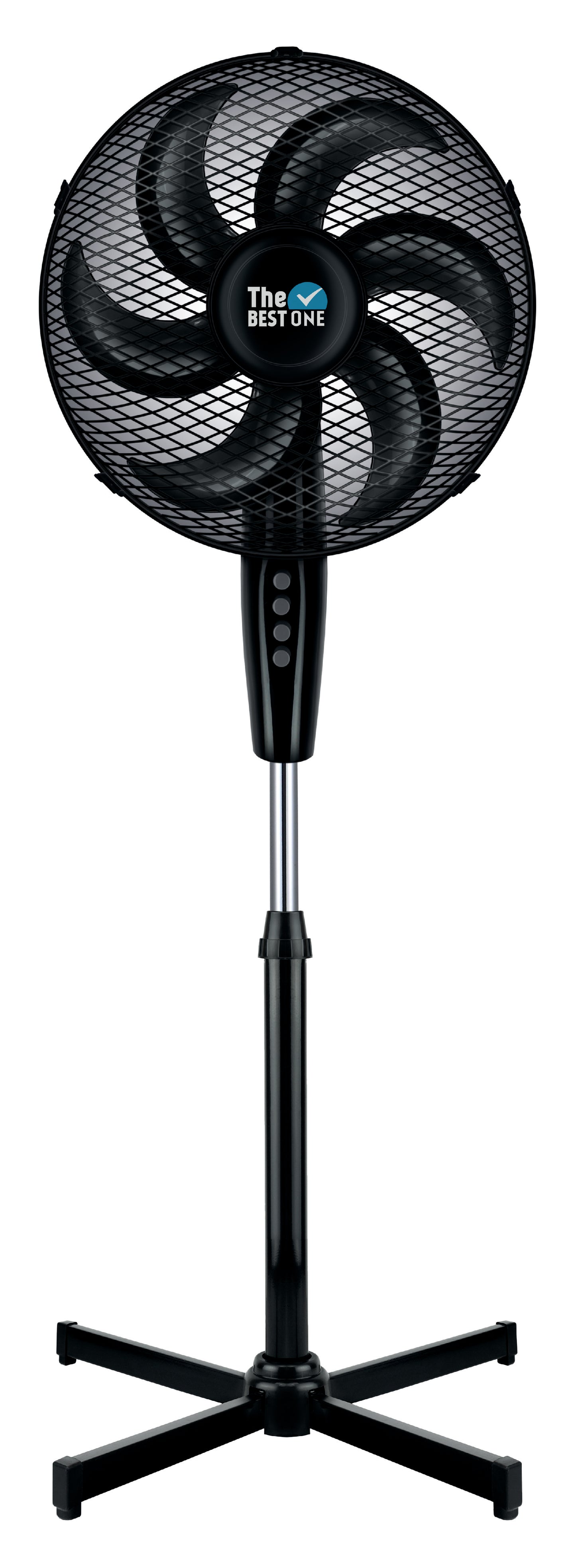 Ventilador de Pedestal The Best One 16 Pulgadas, 6 Aspas, 3 Velocidades - Mod. 7816