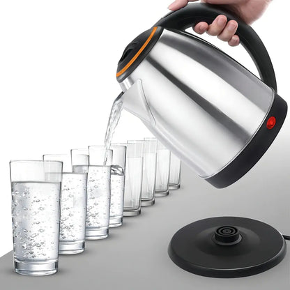 Hervidor de Agua Eléctrico American 2 Litros, Acero Inoxidable - Mod. 3001