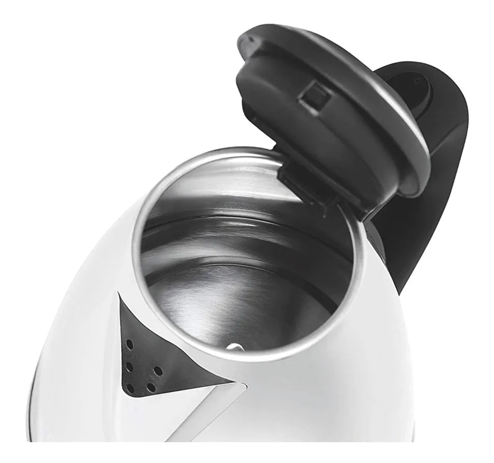 Hervidor de Agua Eléctrico American 1.2 Litros, Acero Inoxidable - Mod. 3004