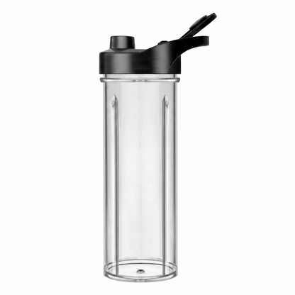 Nutri Procesador American 1 Velocidad, Vaso Sport de Plástico con Tapa, Color Negro - Mod. 4904
