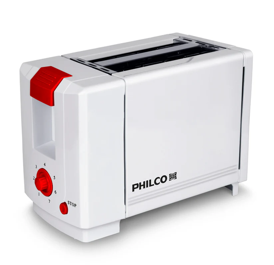 Tostador Philco 2 Rebanadas, 7 Niveles, Botón de Paro - Mod. 5854
