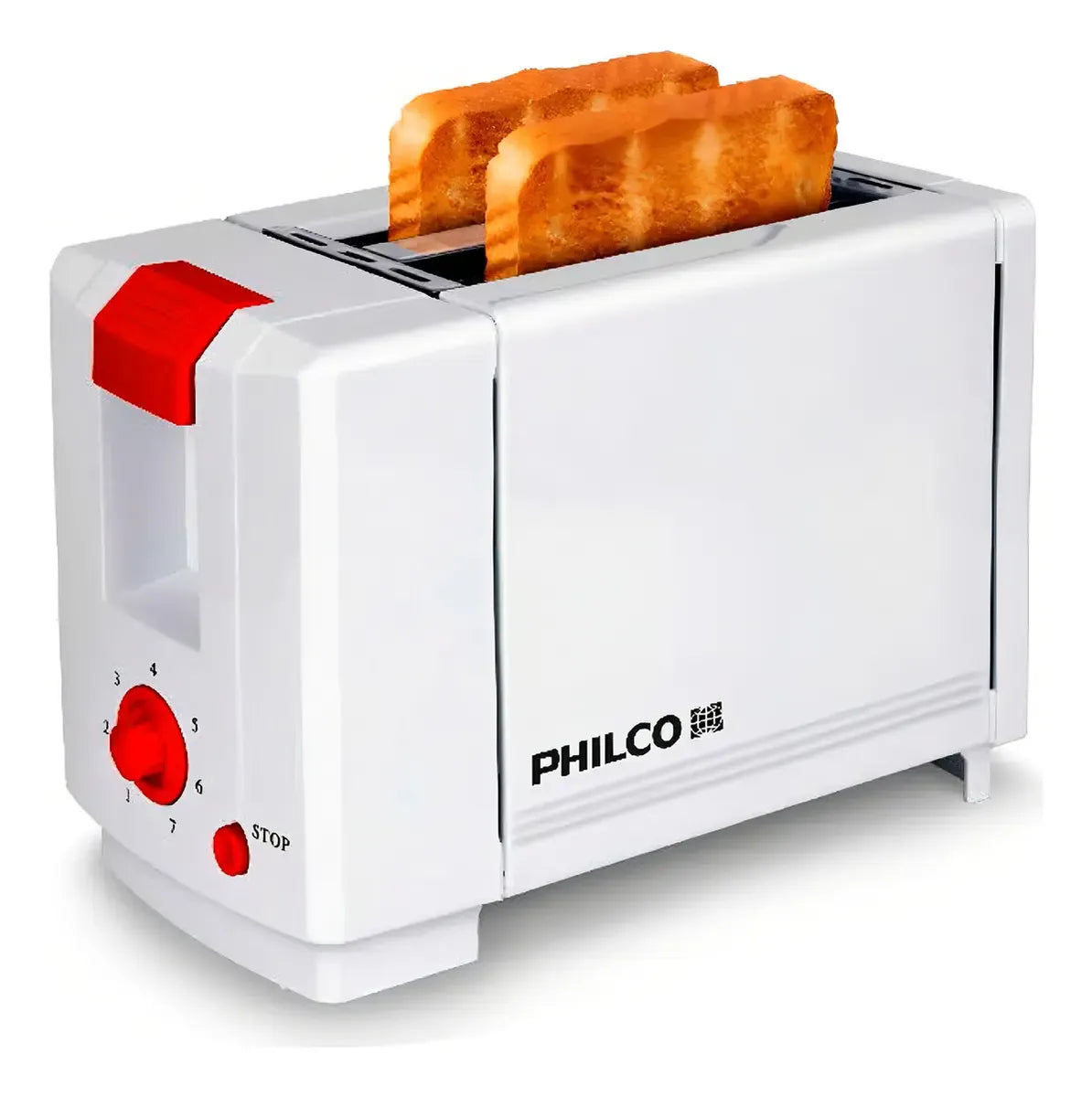 Tostador Philco 2 Rebanadas, 7 Niveles, Botón de Paro - Mod. 5854