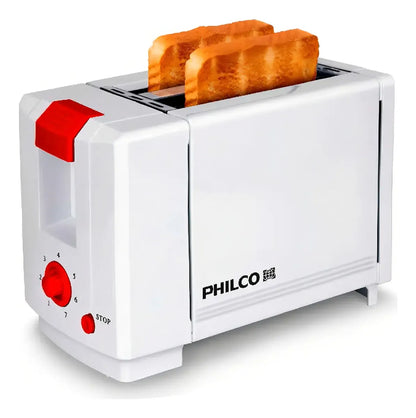 Tostador Philco 2 Rebanadas, 7 Niveles, Botón de Paro - Mod. 5854