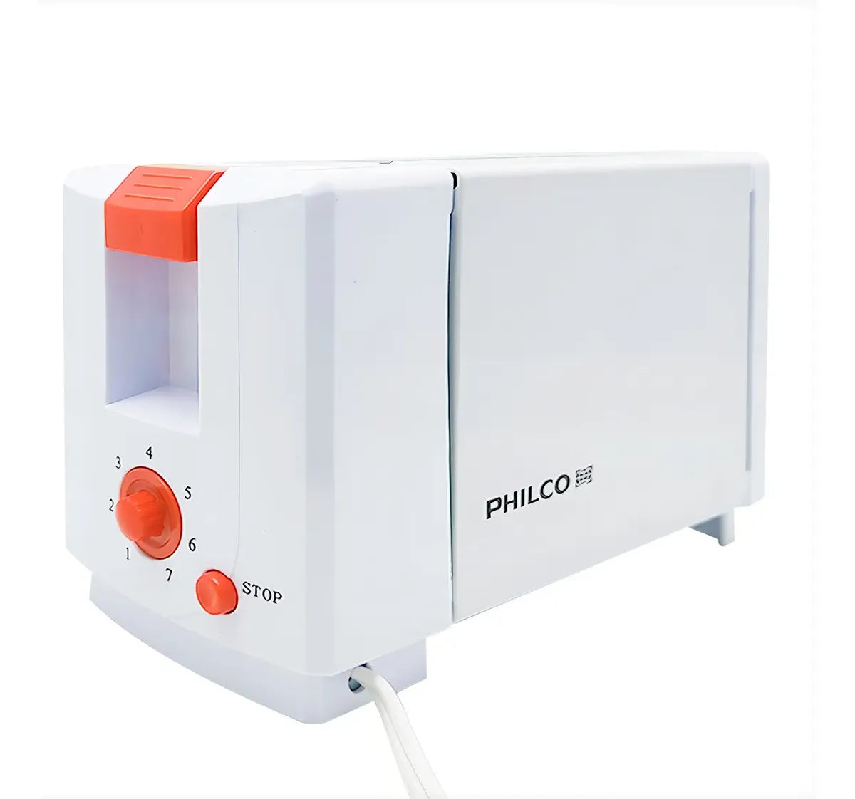 Tostador Philco 2 Rebanadas, 7 Niveles, Botón de Paro - Mod. 5854