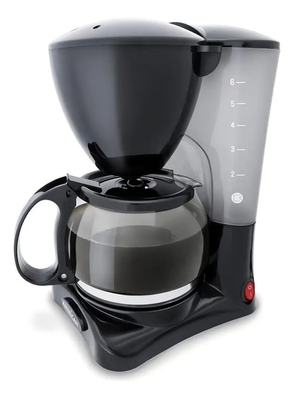 Cafetera American para 6 Tazas, Color Negro - Mod. 6006