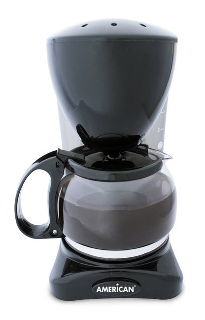 Cafetera American para 6 Tazas, Color Negro - Mod. 6006