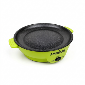 Parrilla Comal Eléctrico American 2 Niveles de Temperatura, Recubrimiento Antiadherente - Mod. 6022