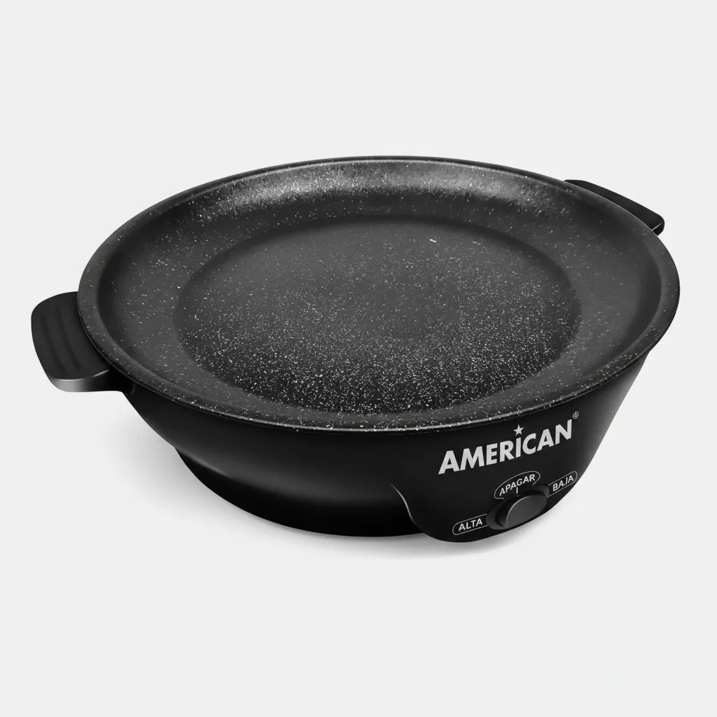 Parrilla Comal Eléctrico American (Variante/Repetición), Recubrimiento Antiadherente - Mod. 6028