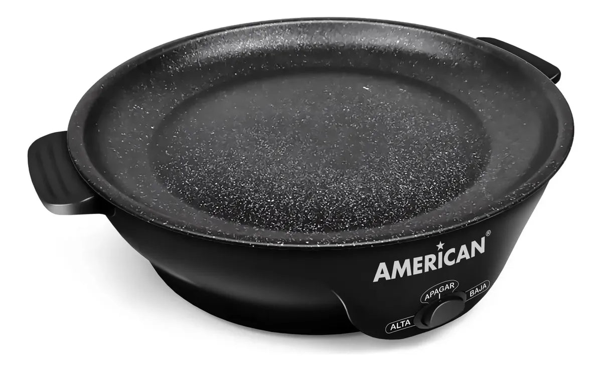 Parrilla Comal Eléctrico American (Variante/Repetición), Recubrimiento Antiadherente - Mod. 6028