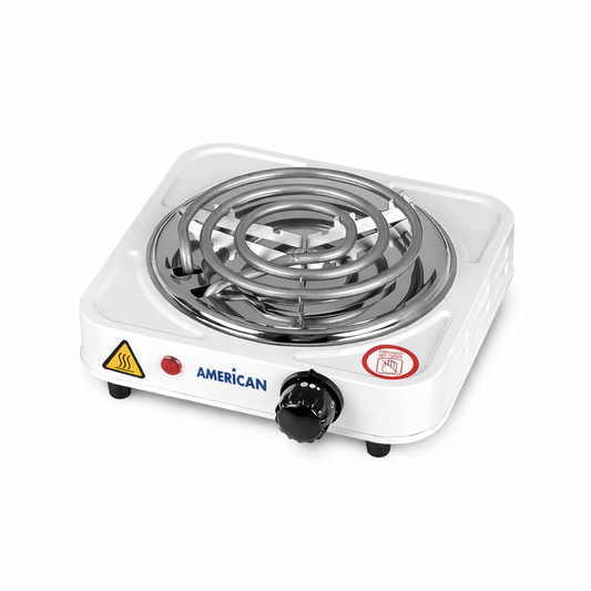 Parrilla Eléctrica de Resistencia American 5 Niveles de Temperatura, Indicador de Luz - Mod. 6185