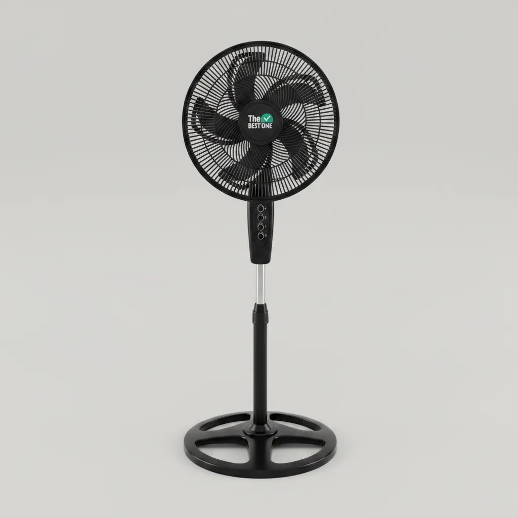 Ventilador de Pedestal The Best One 16 Pulgadas, 5 Aspas, 3 Velocidades - Mod. 7916