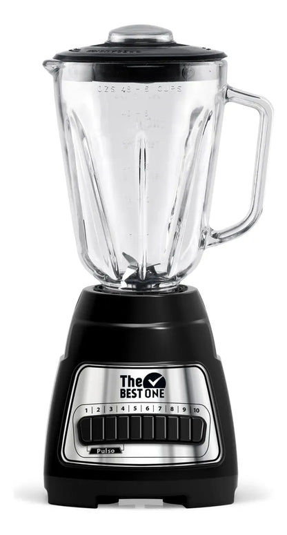 Licuadora The Best One 10 Velocidades, Vaso de Vidrio - Mod. 9023
