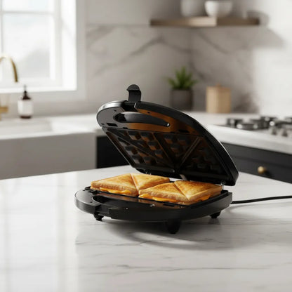 Sandwichera American 3 en 1 Waffles, Sandwich y Asador - Mod. 9983