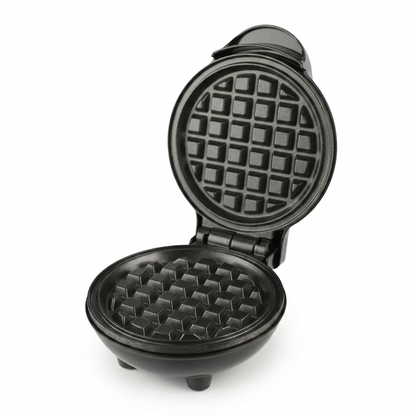 Mini Wafflera American con Platos Antiadherentes e Indicador LED - Mod. 9991