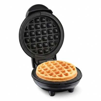Mini Wafflera American con Platos Antiadherentes e Indicador LED - Mod. 9991