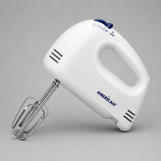 Batidora de Mano American 7 Velocidades, Botón Expulsor de Aspas - Mod. 9975