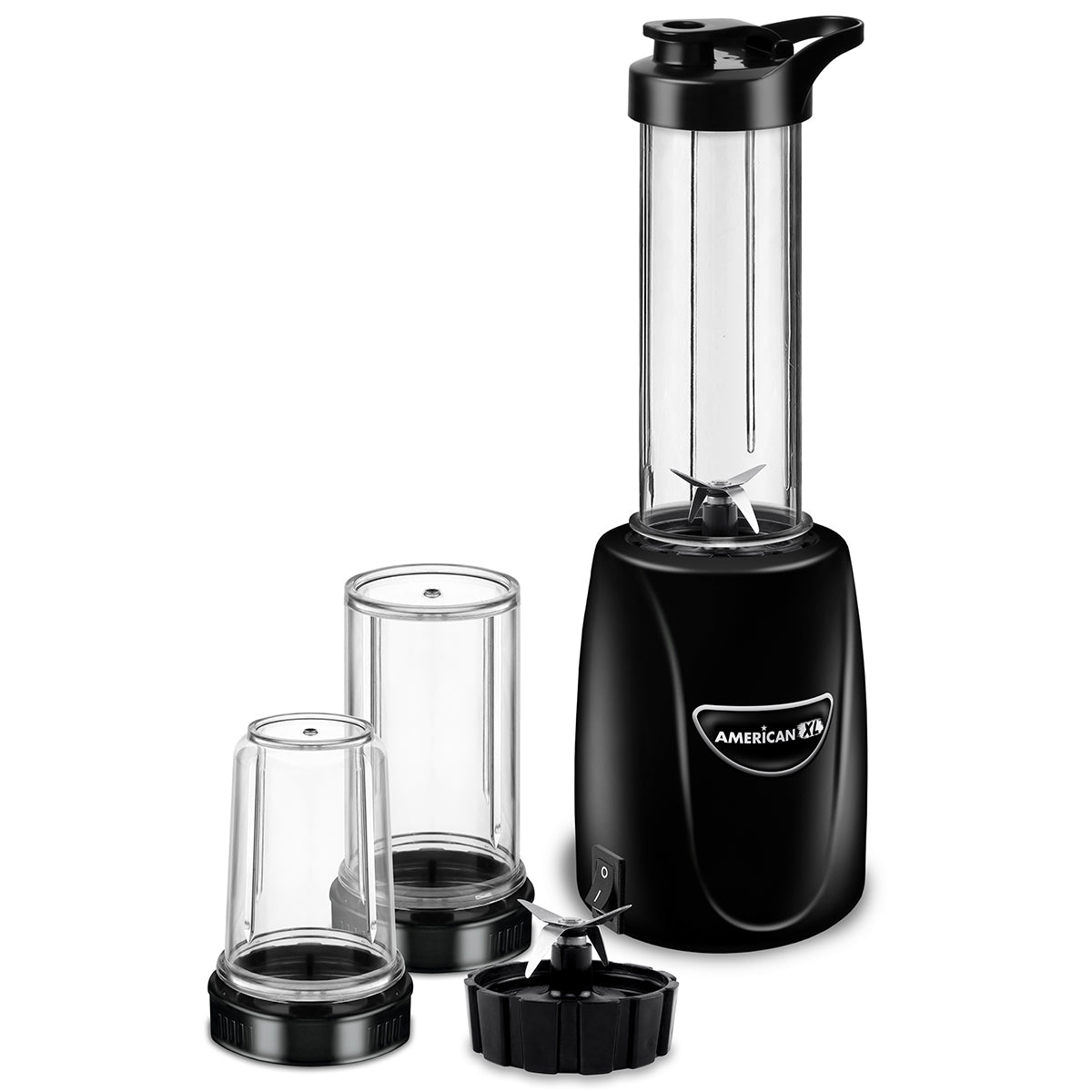 Nutri Procesador American 1 Velocidad, Vaso Sport, Salsero y Picador de Plástico - Mod. 4911
