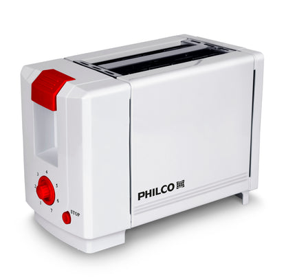 Tostador Philco 2 Rebanadas, 7 Niveles, Botón de Paro - Mod. 5854