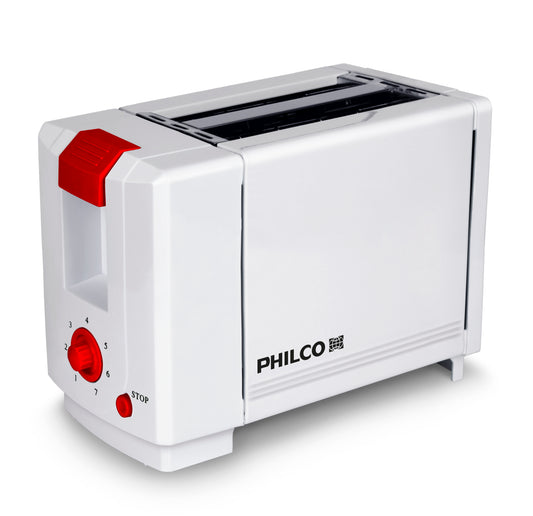 Tostador Philco 2 Rebanadas, 7 Niveles, Botón de Paro - Mod. 5854