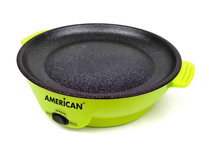 Parrilla Comal Eléctrico American 2 Niveles de Temperatura, Recubrimiento Antiadherente - Mod. 6022