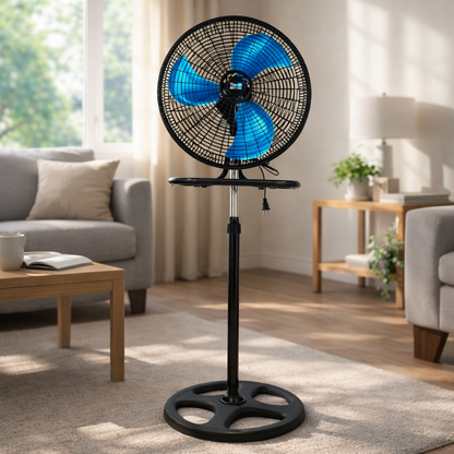 Ventilador de Pedestal The Best One 18 Pulgadas, 3 Aspas, 3 Velocidades - Mod. 7118