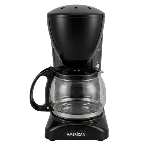 Cafetera American para 6 Tazas, Color Negro - Mod. 6006
