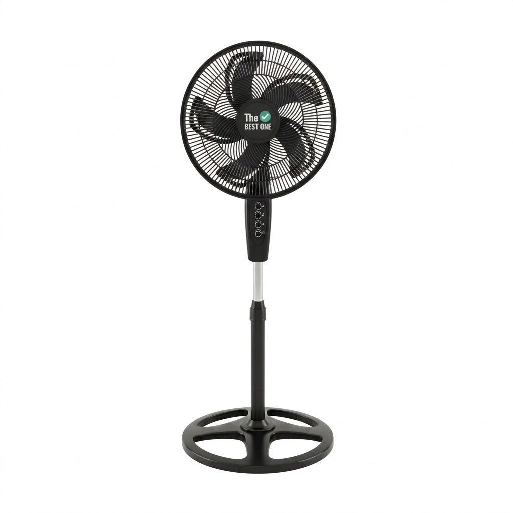 Ventilador de Pedestal The Best One 16 Pulgadas, 5 Aspas, 3 Velocidades - Mod. 7916